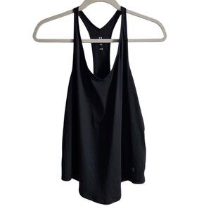 Under Armour Womens Performance Racerback Tank Top UA Sport Shirt- M- Black- NWT